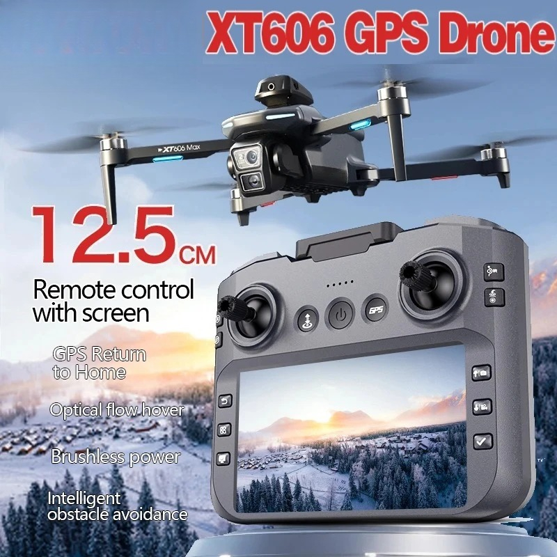 Drone Mapping - Оригинальный дрон XT606 MAX с GPS,