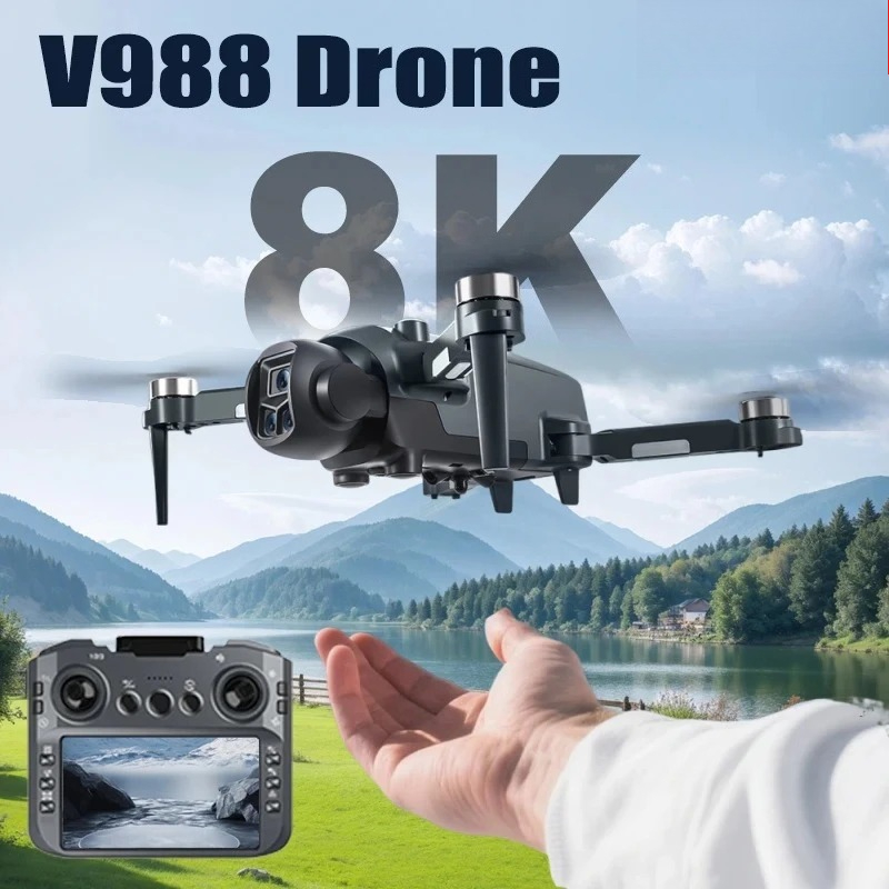 Оригинальный дрон V988 с двумя – обзор и цена Drone Thermal Imaging